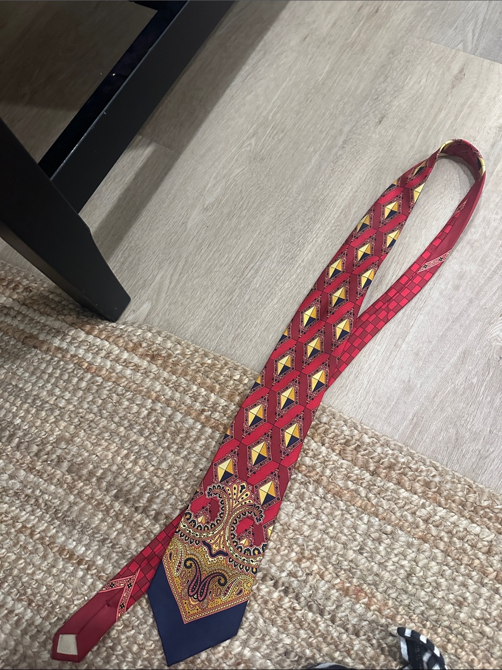 vintage Gianni Versace silk tie from the 1990s.